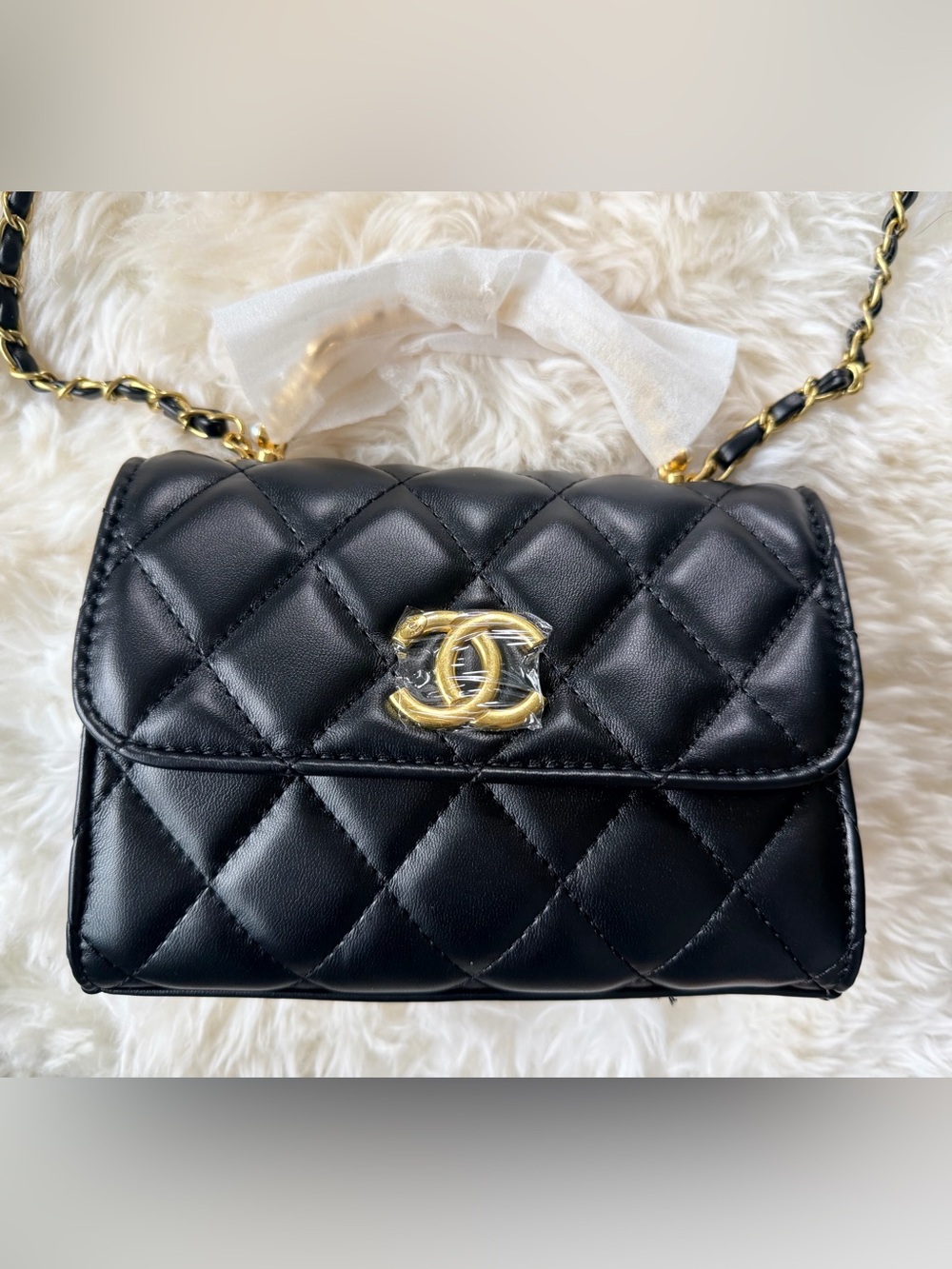 **PRICE FIRM** Chanel MAKEUP Crystal Inset & Pearl Handle Bag w SEALED Hardware - Picture 4 of 15